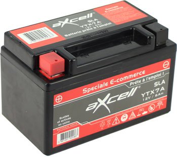 Batterie YTX7A-SLA SLA SHINERAY XY250STXE 250cc